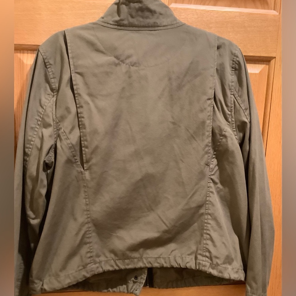 Women’s Torrid Army Green Olive Utility Lightweight Jacket Size 1X EUC - Picture 8 of 13